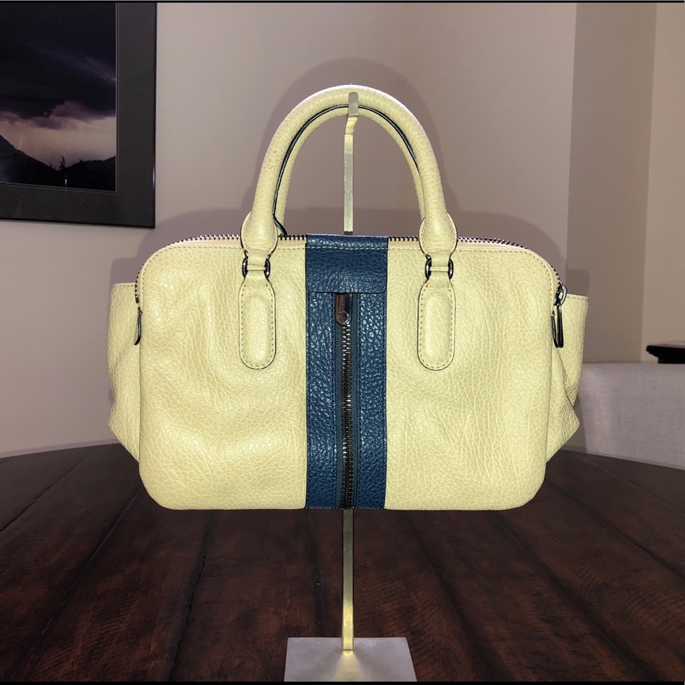 Marc Jacobs Cream and Blue Bag